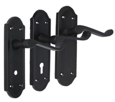 Door Handle Modern Scroll