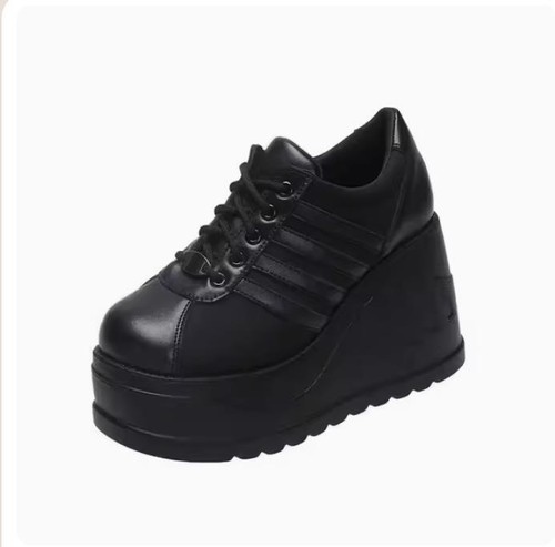 Demonia lace platform shoes - demonia,