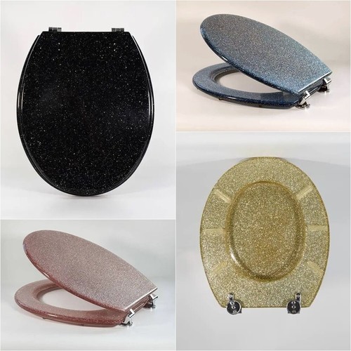 Polyresin toilet seat glitter - polyresin,