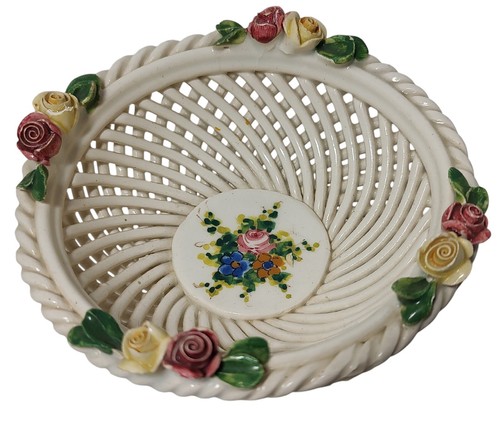 Vintage italian woven - vintage, lattice
