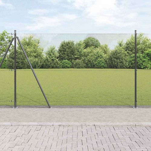 Vidaxl welded wire fence with - wire,
