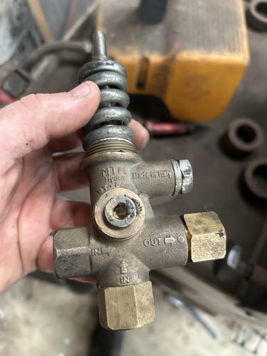 Pressure washer relief - washer, valve