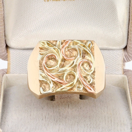 Men gents 9ct gold 2g - gents, 15.2g