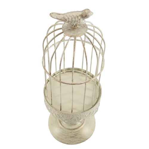 Vintage bird cage candle - vintage,