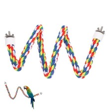 Colorful Bird Perch for Cage