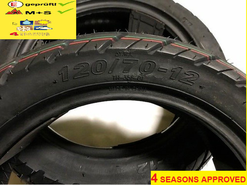 Tyre set all weather 120 - tyre, 120/70-12