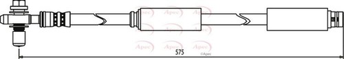Apec brake hose - apec,