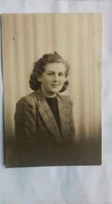 Real Photograph a nice woman from Blackpool Burton & Garland Ltd 1910s
