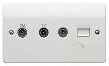 MK  2GANG TV FM DIPLEXER  &