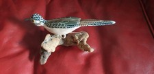 ROADRUNNER - Hand Carved & Hand painted - Native American  Art Figure Sculpture