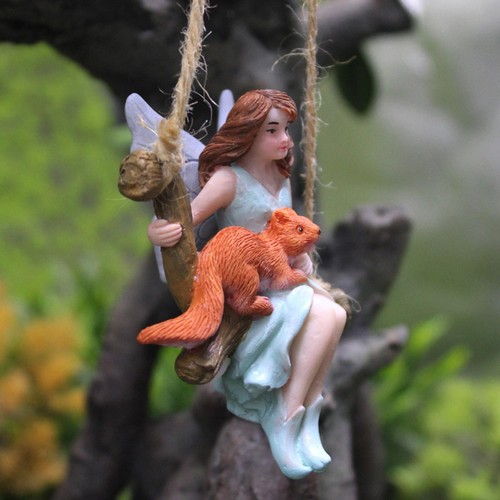 Hanging fairy garden statue - hanging,