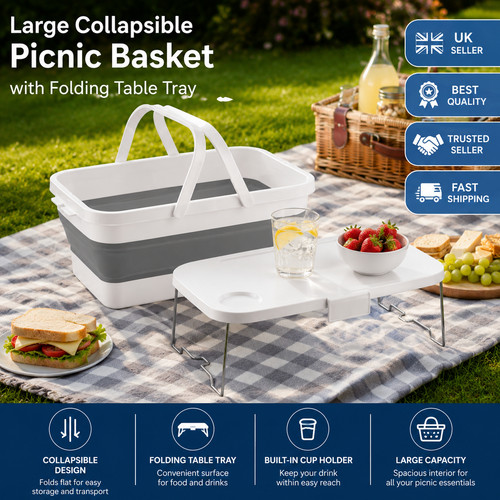 Large collapsible picnic - collapsible,