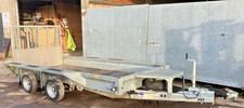 2023 Ifor Williams GX125 12ft x 5ft Twin Axle Plant Trailer LED Lights 3,500kg