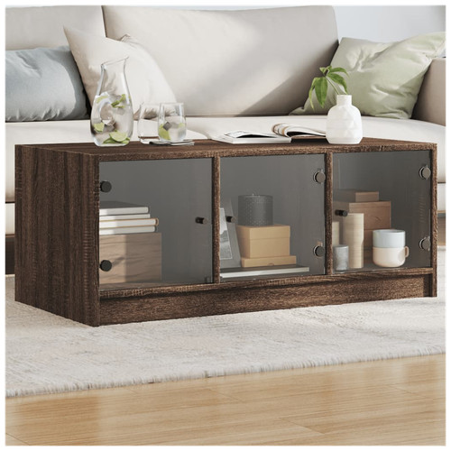 Coffee table brown oak - table,