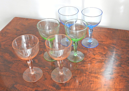 Set six multi - six, coloured