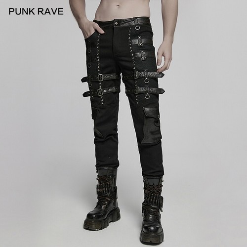 Punk rave men black - men,