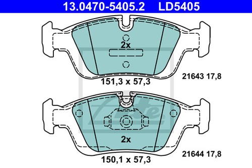 New brake pad - pad, disc