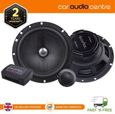 In Phase 600W Total 2-Way 6.5" 16.5cm Car Door Component Speakers Tweeters Grill