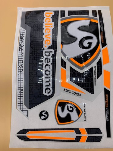 Cricket bat sticker - , 3d
