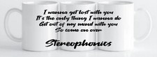 Stereophonics I wanna get lost with you  Coffee Mug Dishwasher Safe New & Boxed 