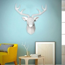 Deer Head Antlers Stag Statue