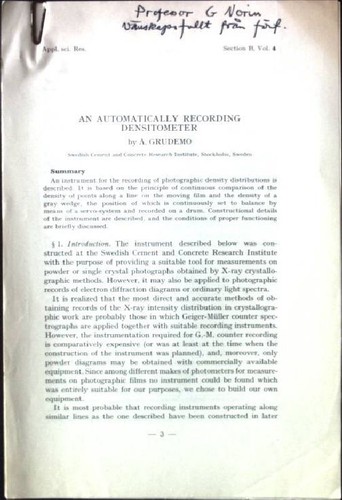 Automatically recording - an,
