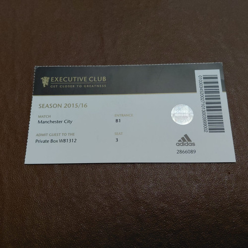 Ticket stub executive private - ticket, stub/