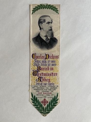 Victorian charles dickens silk - charles,