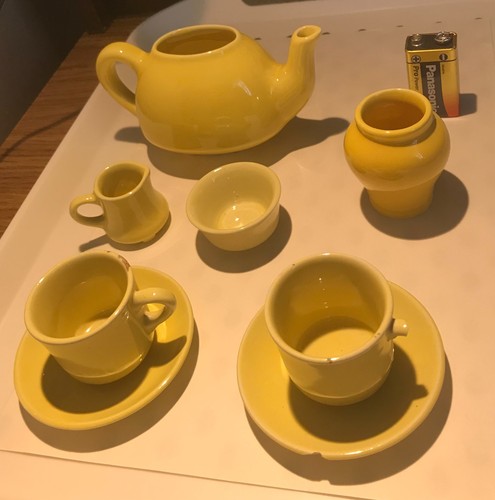Old dolls house china tea - dolls, set.