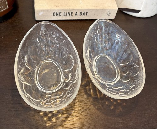 Vintage luminarc glass avocado - glass,
