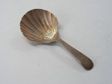 ANTIQUE GEORGIAN SOLID STERLING SILVER TEA CADDY SPOON THOMAS WALLIS 1809