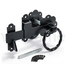 Twisted Garden Ring Gate Latch