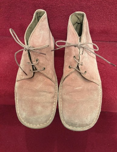 Pale rose pink suede - , 8