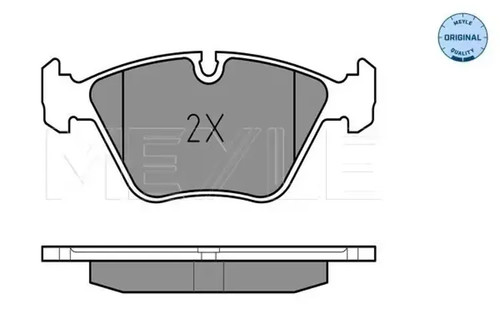 Brake pads front axle - brake, 025