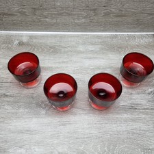 Luminarc 1970s Set Of 4 Red