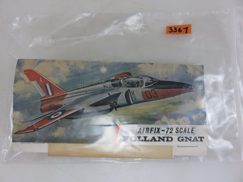 Airfix folland gnat scale - 1/72,