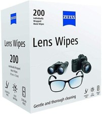 lens wipes - zeiss (pack of 200),Optical Glasses Cleaning Phone Screen, Camera