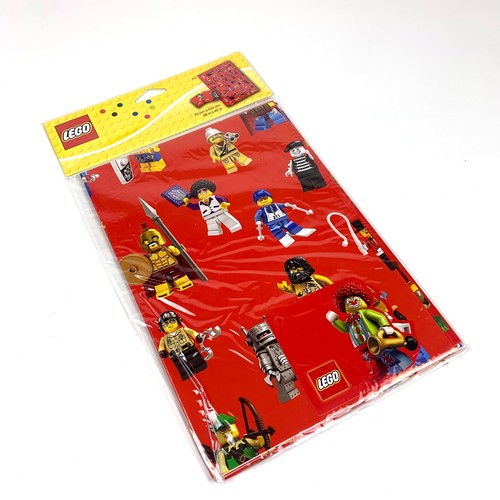 Lego minifigure wrapping paper - wrapping,
