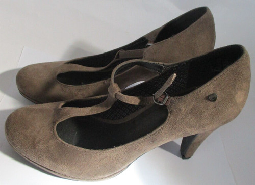 Pumps size brown - 9.5cm, heel
