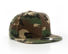 Camo Army Style Flat Peak