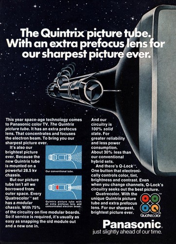 1974 panasonic quintrix - panasonic:,