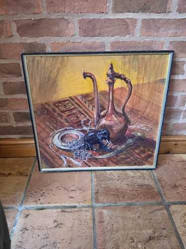 Original framed still life oil - framed,