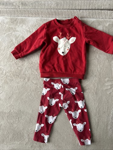 Baby girl christmas deer - girl,
