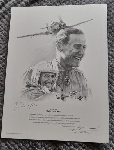 Gunther rall signed aviation - signed,