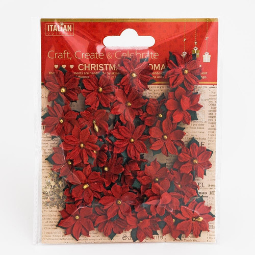 2cm small red handmade - 2cm,