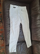 ladies white eurostar breeches cntinental size 44/ fit like a uk 12 to 14