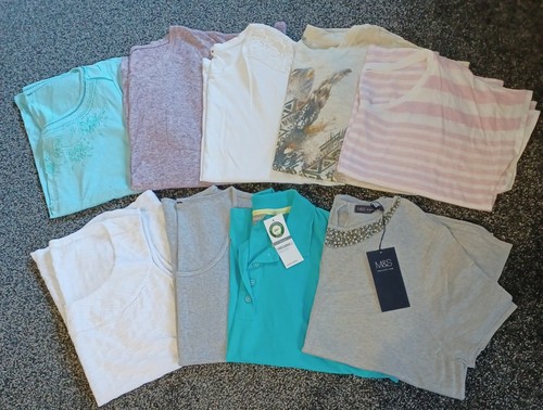 Size ladies top bundle - m&s, 22