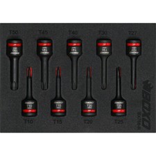 Impact Socket Set BOXO 3/8"