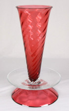 BOREK SIPEK for AJETO Gemelli Glass Vase Signed 1998 Postmodern Art Glass ŠÍPEK