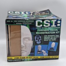 CSI Forensic Facial Reconstruction Kit Incs Large Skull - Rare Unused Set